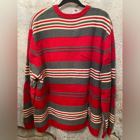 MENS Chaps Stripped Cotton Sweater - Picture 6 of 6
